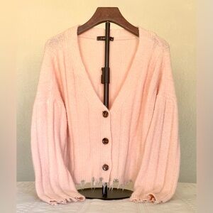 J. Robert’s blush pink cardigan size small